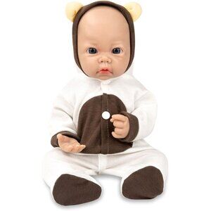 🆕17Inch Full Platinum Silicone Reborn Baby Dolls Newborn Girl with Doll Cloth